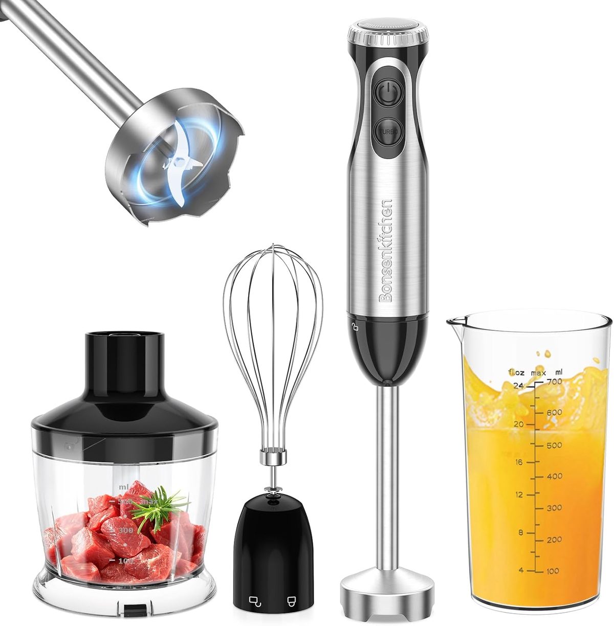 Mixeur Plongeant Multifonction 1000W