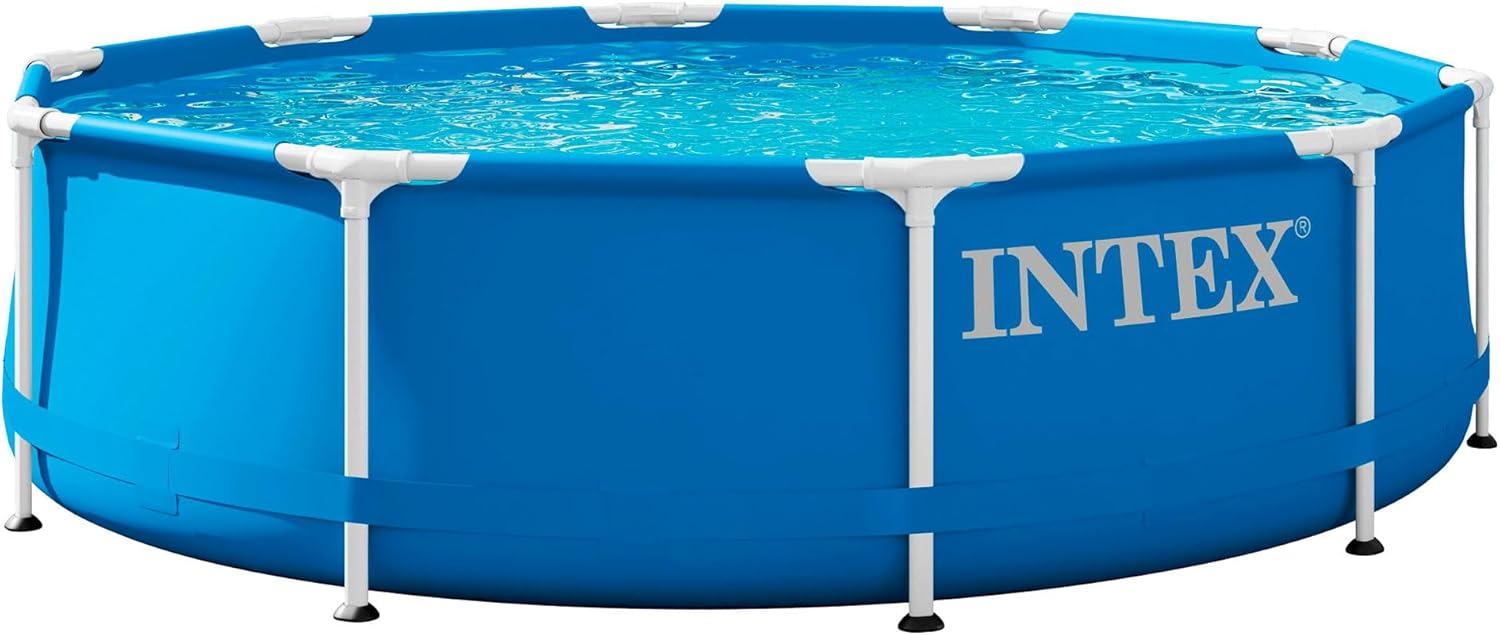 Piscine Cadre M&eacute;tal Intex - Bleu